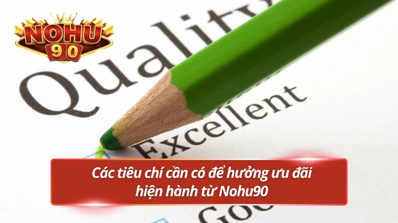 Người chơi cần nắm rõ điều kiện để nhận khuyến mãi Nohu90