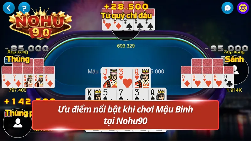 Những lợi thế vượt trội của game bài online