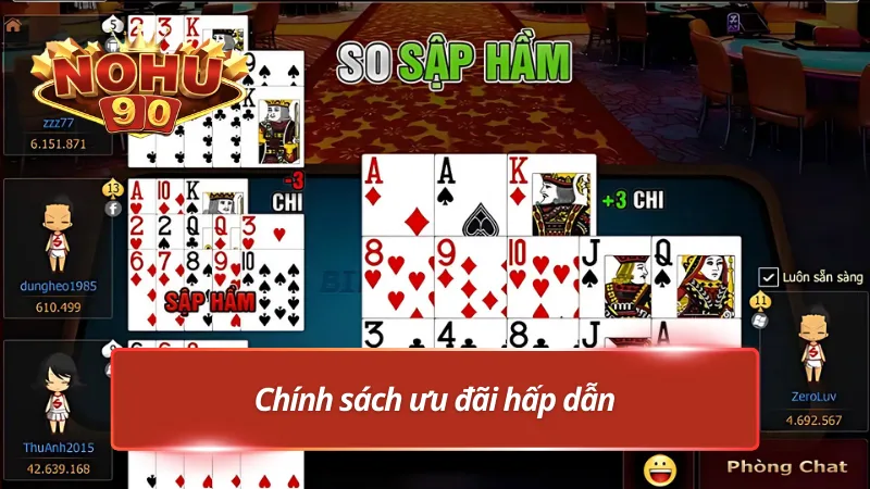 Chính sách khuyến mãi hấp dẫn tại Mậu Binh Nohu90