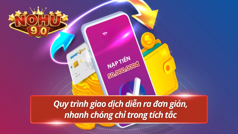 Tóm gọn quy trình nạp tiền tại nhà cái