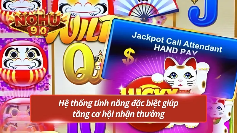 Tính năng đặc biệt trong Neko may mắn Nohu90