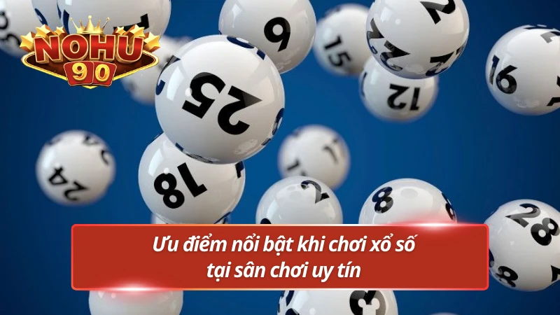 Ưu điểm nổi bật khi chơi xổ số tại nhà cái NOHU90